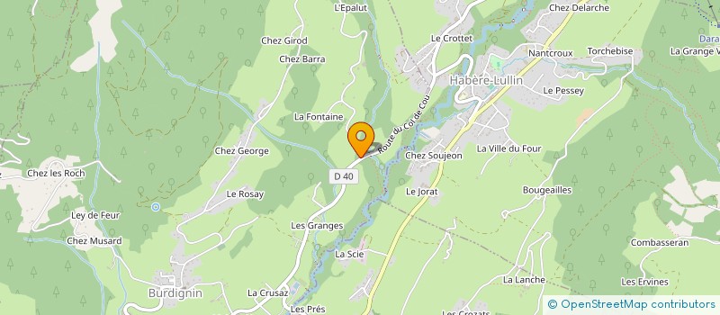 localisation de l'entreprise UNE MONTAGNE DE CHOCOLAT  BURDIGNIN