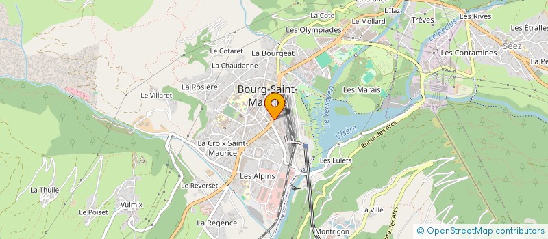 localisation de l'entreprise UNE MONTAGNE DE PRODUCTEURS à BOURG-SAINT-MAURICE