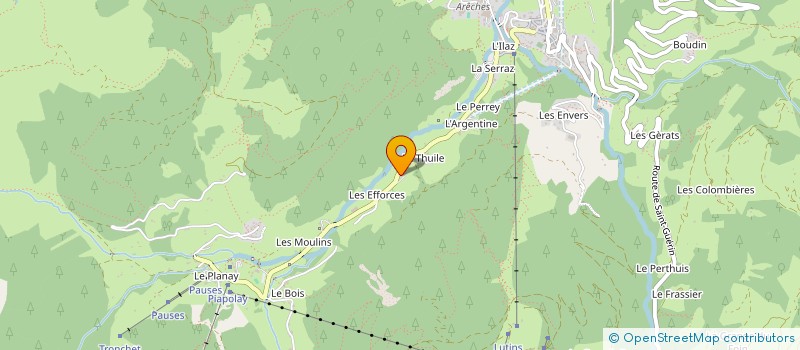 localisation de l'entreprise UNE MONTAGNE DE SAVEURS à BEAUFORT