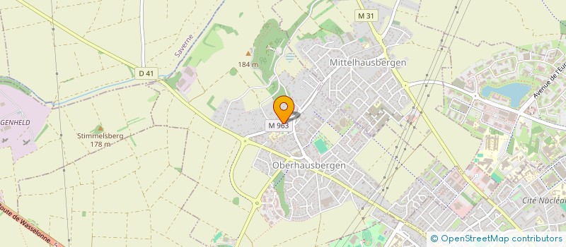 localisation de l'entreprise UNE NORMANDE EN ALSACE - UNEA  OBERHAUSBERGEN