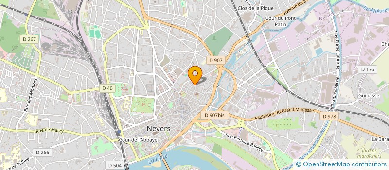 localisation de l'entreprise UNE NOTE DE VIN à NEVERS