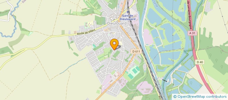 localisation de l'entreprise UNE NOUVELLE CHANCE à DIEULOUARD