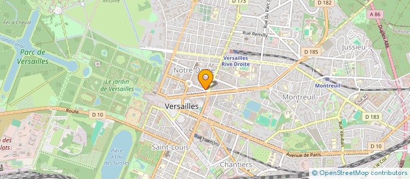 localisation de l'entreprise UNE NOUVELLE ERE à VERSAILLES