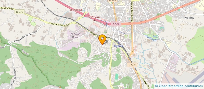 localisation de l'entreprise UNE NOUVELLE VOIE POUR LA FRANCE à HYERES