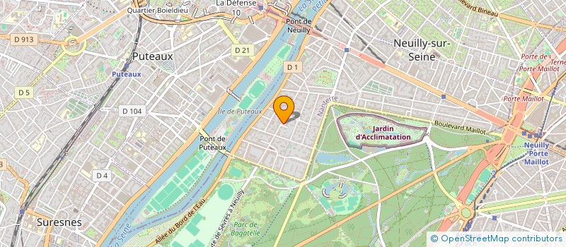 localisation de l'entreprise UNE NUIT LONGUE ET BLANCHE... à NEUILLY-SUR-SEINE