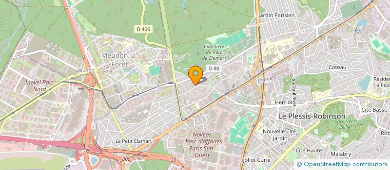 localisation de l'entreprise UNE OASIS D'EVEIL à CLAMART