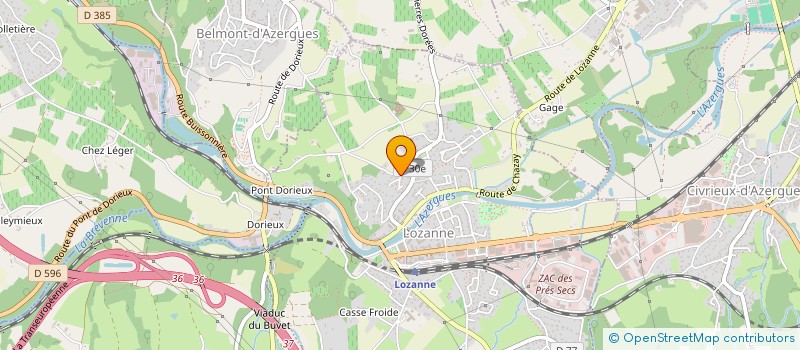 localisation de l'entreprise UNE ODE A PHILIE  LOZANNE