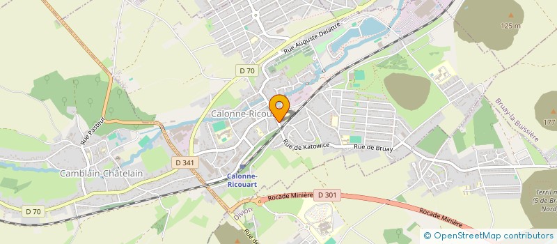 localisation de l'entreprise UNE OREILLE DE COEUR à CALONNE-RICOUART