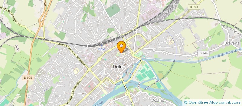 localisation de l'entreprise UNE OREILLE EN PLUS à DOLE