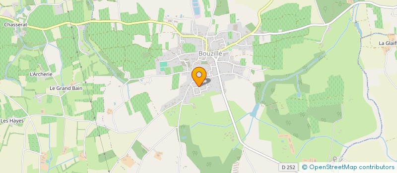 localisation de l'entreprise UNE PART D'OREE  OREE-D'ANJOU