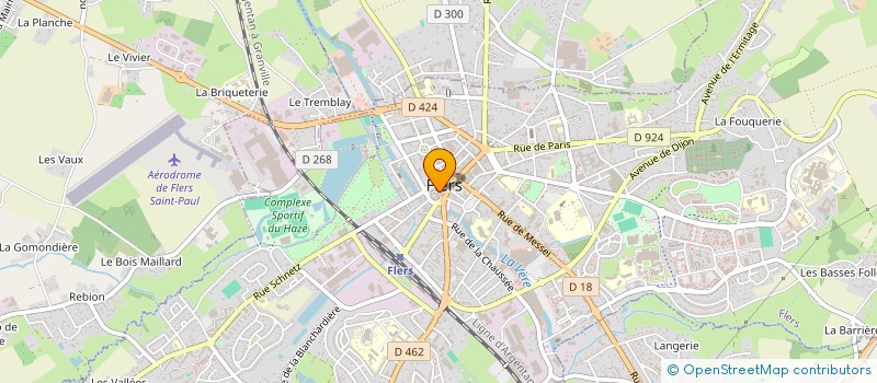 localisation de l'entreprise UNE PART DE DOUCEUR à FLERS