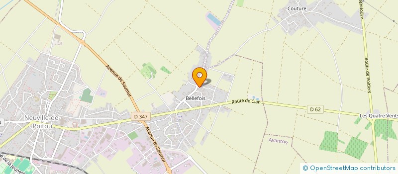 localisation de l'entreprise UNE PART DE FUTUR  NEUVILLE-DE-POITOU