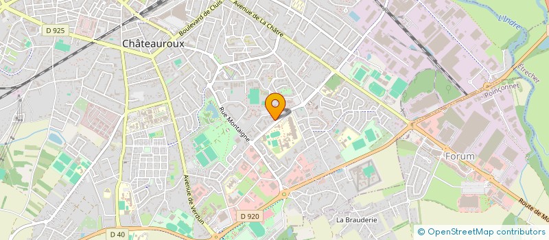 localisation de l'entreprise UNE PASSERELLE D ESPOIR à CHATEAUROUX