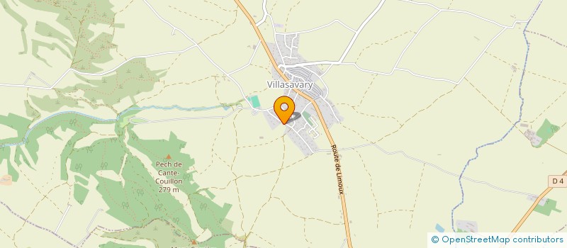 localisation de l'entreprise UNE PASSION SUCREE  VILLASAVARY