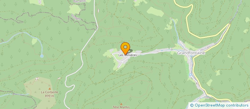 localisation de l'entreprise UNE PATTE VERS LE BONHEUR  GRANDFONTAINE