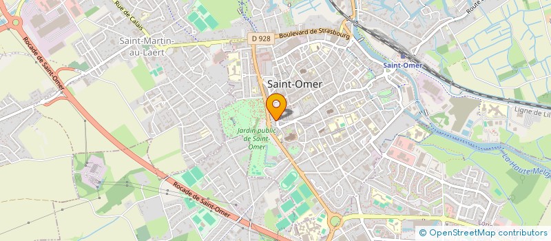 localisation de l'entreprise UNE PAUSE DE COULEUR à SAINT-OMER