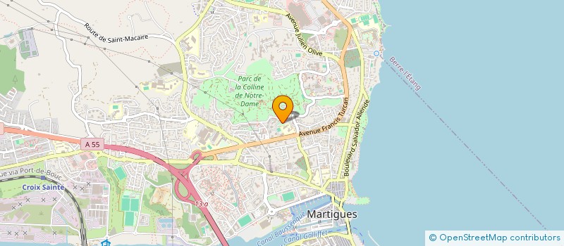 localisation de l'entreprise UNE PAUSE POUR SOI à MARTIGUES