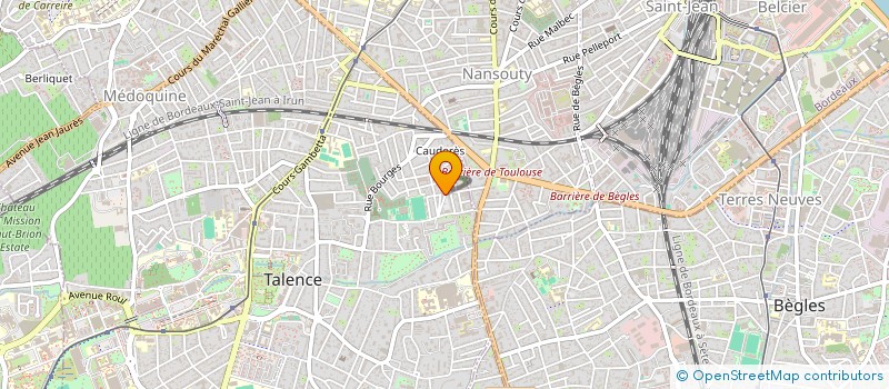 localisation de l'entreprise UNE PECHE D'ENFER  TALENCE