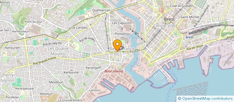 localisation de l'entreprise UNE PENSEE SAUVAGE à BREST