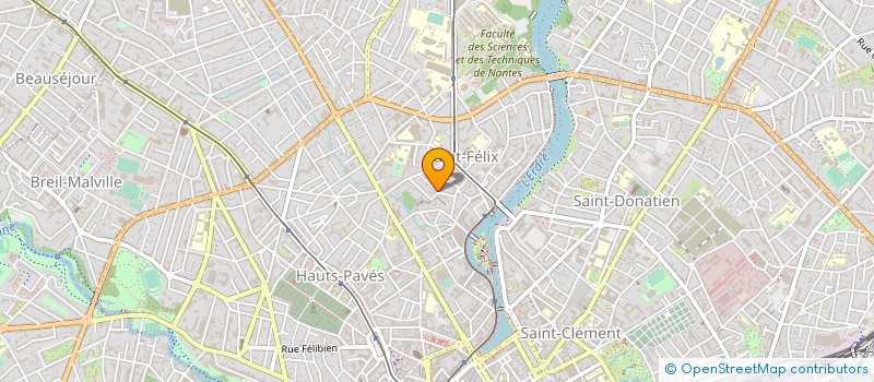 localisation de l'entreprise UNE PETITE CHOSE à NANTES