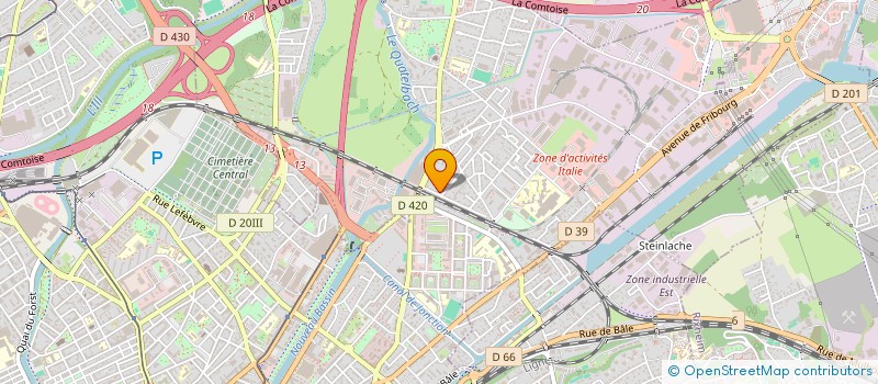 localisation de l'entreprise UNE PETITE FLEUR M'A DIT  ILLZACH