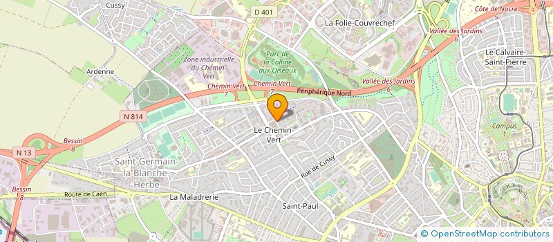 localisation de l'entreprise UNE PIERRE A L'EDIFICE à CAEN