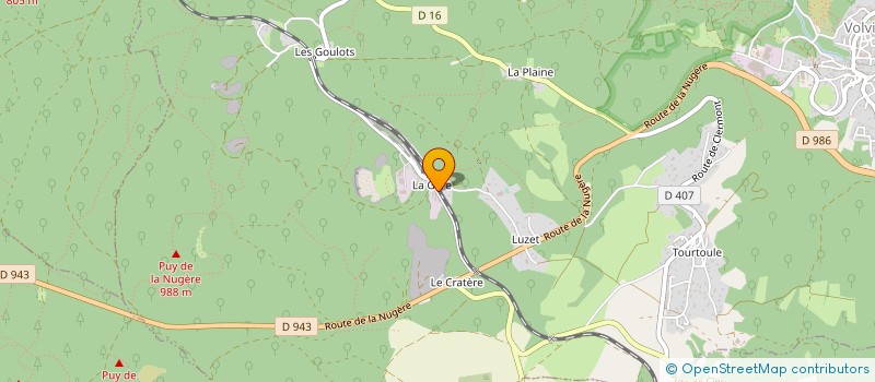 localisation de l'entreprise UNE PIERRE DANS MON JARDIN  VOLVIC