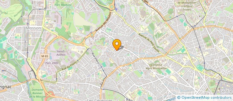 localisation de l'entreprise UNE PLACE O SOLEIL à MONTPELLIER