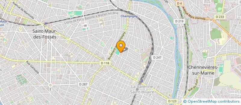 localisation de l'entreprise UNE PLUME POUR L'AFRIQUE à SAINT-MAUR-DES-FOSSES