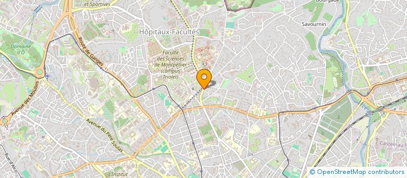 localisation de l'entreprise UNE PORTE POUR TOUS à MONTPELLIER
