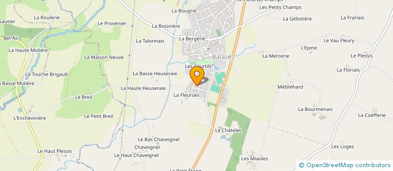 localisation de l'entreprise UNE POSE POUR SOI à BALAZE