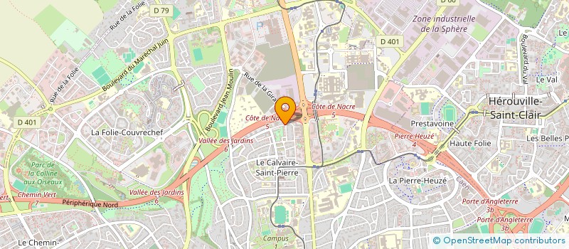 localisation de l'entreprise UNE POSE S'IMPOSE à CAEN