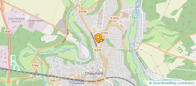localisation de l'entreprise UNE ROSE UN ESPOIR SECTEUR DE HAUTE-MARNE à CHAUMONT