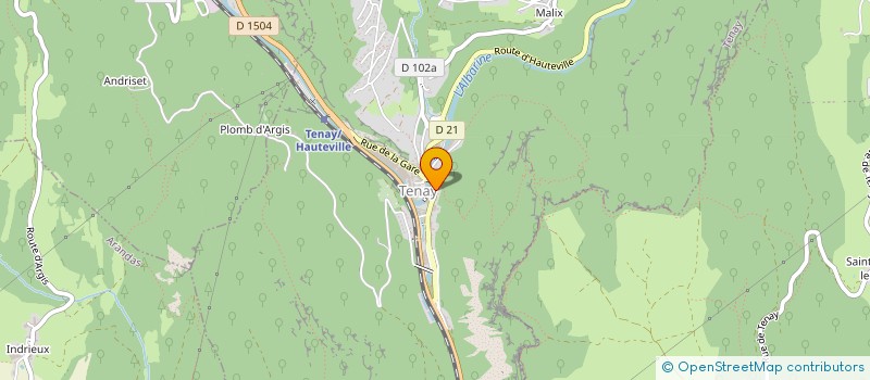 localisation de l'entreprise UNE ROUTE ENTRE NOUS  TENAY