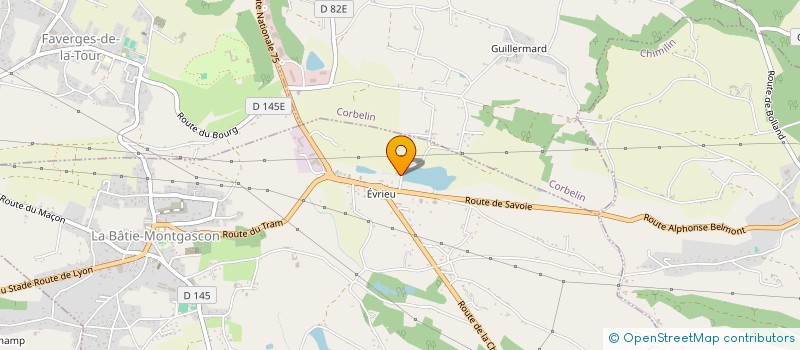 localisation de l'entreprise UNE SECONDE CHANCE  LA BATIE-MONTGASCON