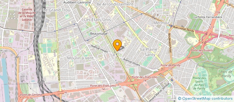 localisation de l'entreprise UNE SOURIS VERTE HALTE GARDERIE à LYON