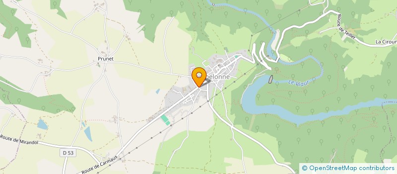 localisation de l'entreprise UNE SUR CINQ - ESPACE RESSOURCE CONTRE LES VIOLENCES SEXISTES AU TRAVAIL  CARMAUX