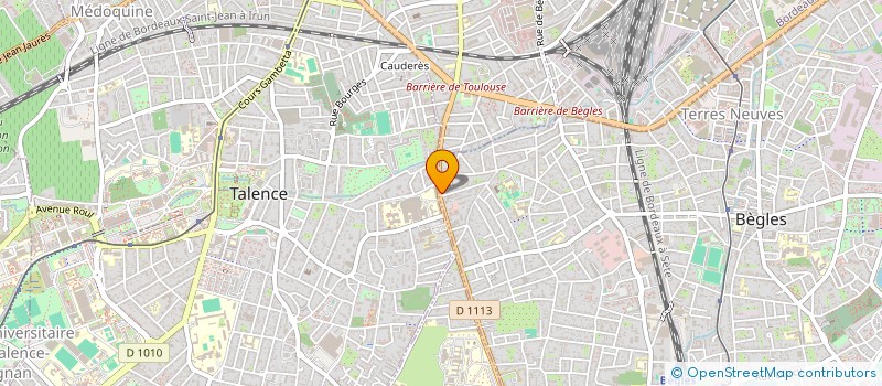 localisation de l'entreprise UNE TABLE POUR DEMAIN à BEGLES