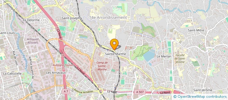 localisation de l'entreprise UNE TERRE CULTURELLE à MARSEILLE 14EME