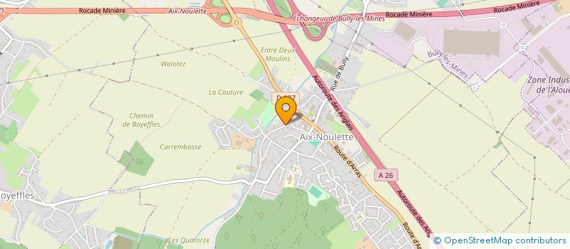 localisation de l'entreprise UNE TERRE POUR NOS ENFANTS  AIX-NOULETTE