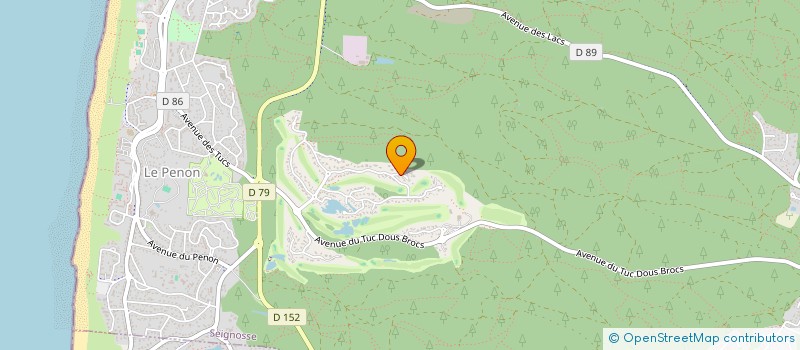 localisation de l'entreprise UNE TOULOUSE  SOORTS-HOSSEGOR