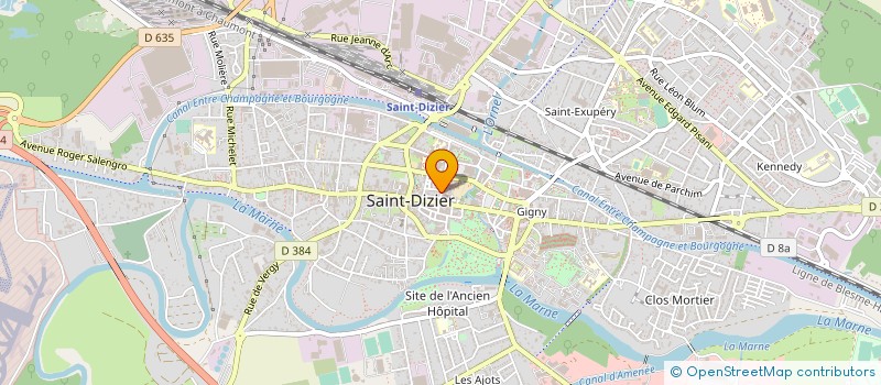 localisation de l'entreprise UNE VAGUE DE PRIVILEGE  SAINT-DIZIER