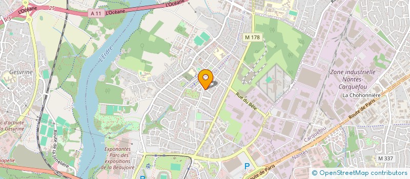 localisation de l'entreprise UNE VIE EN BIO à NANTES