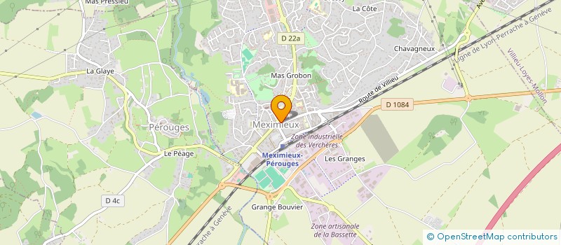 localisation de l'entreprise UNE VIE PLUS SAINE à MEXIMIEUX
