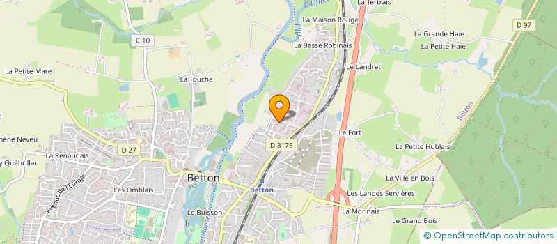 localisation de l'entreprise UNE VIE POUR UNE VIE  BETTON