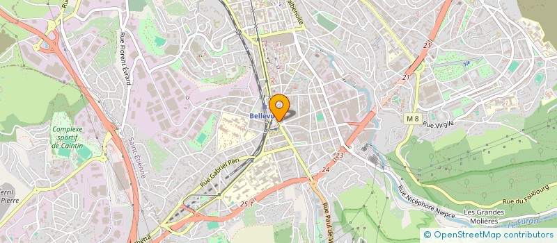 localisation de l'entreprise UNE VIE UN COMBAT CONTRE LA SLA à SAINT-ETIENNE