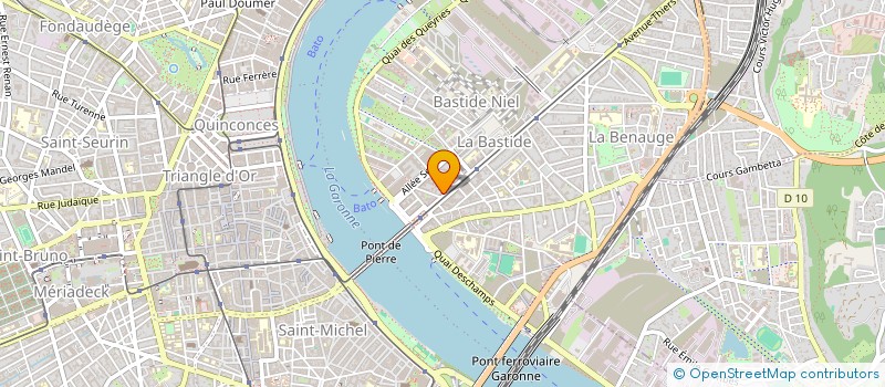 localisation de l'entreprise UNE VILLA ET DES VIGNES  BORDEAUX