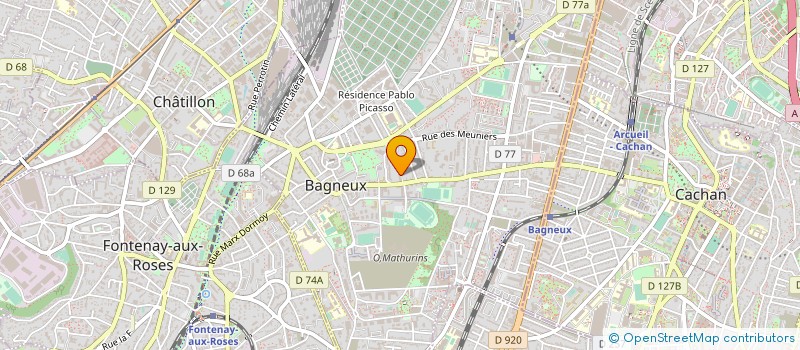 localisation de l'entreprise UNE VOIE POUR TOUS : COLLECTIF POUR UNE REFORME DU L'ENSEIGNEMENT PROFESSIONNEL  BAGNEUX