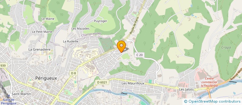 localisation de l'entreprise UNE VOIX QUI PORTE  TRELISSAC