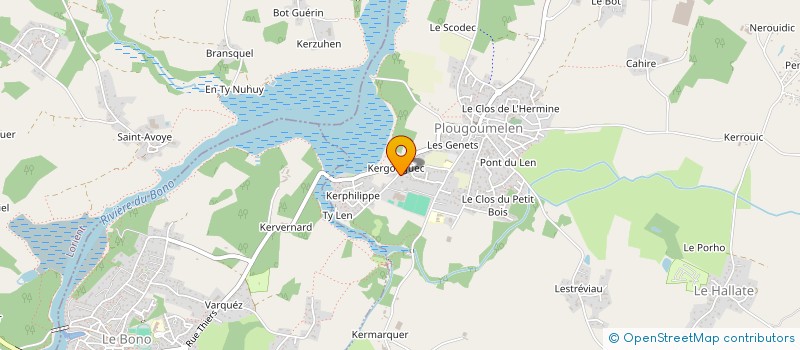 localisation de l'entreprise UNE YOLE POUR PLOUGOUMELEN à PLOUGOUMELEN